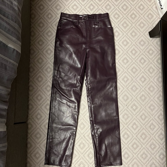 AGOLDE  - Recycled Leather 90's Pinch Waist - Picture 5 of 5